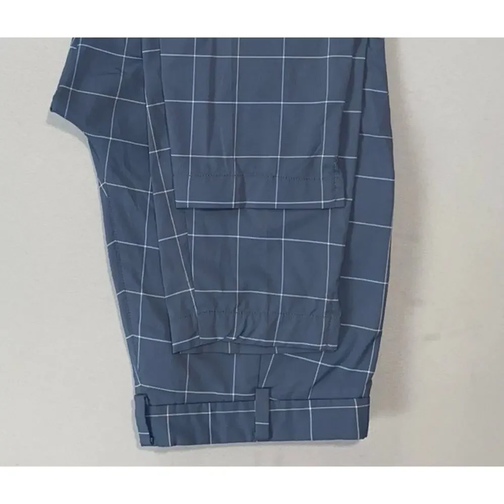 Nike 452701 Men's Tour Performance Windowpane Plaid Performance Golf Pants 33X29
